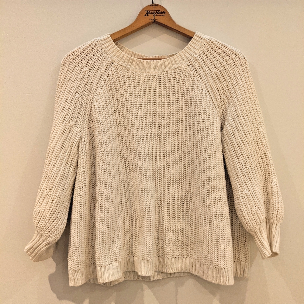 Cream Knit Sweater